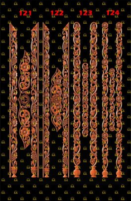 Main Door Border Design-121-124