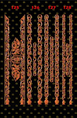 Main Door Border Design-125-128