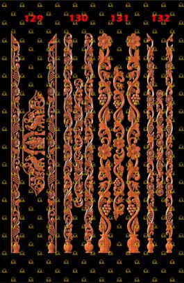 Main Door Border Design-129-132