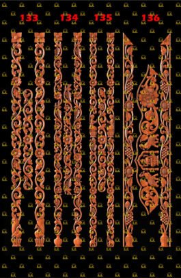 Main Door Border Design-133-136