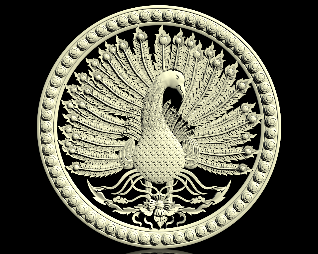 Royal Peacock Mandala