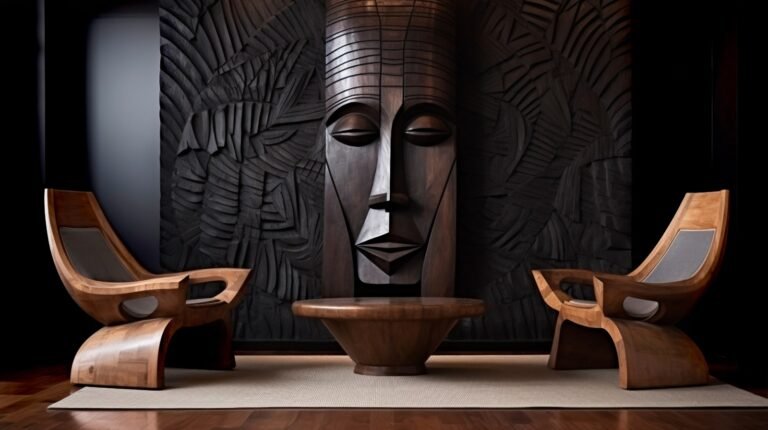 Modern Wooden Interior & Sculptural Design
