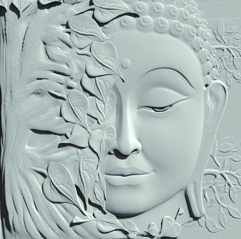 Serenity in Sculpture: Nature and Mindfulness Intertwined