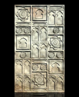 Islamic Geometric Wall Panel RLF File for CNC Decorative Carving