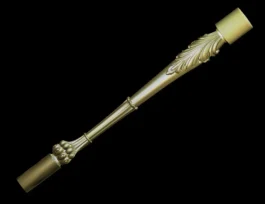 3D CNC Decorative Furniture Leg Design STL File for Wood Carving & Turning