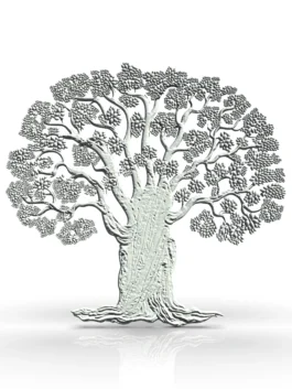 3D CNC Tree of Life Relief Wall Art STL File for Decorative Wood Carving Panel