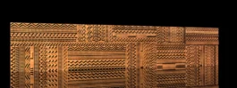 Tribal Geometric Wall Panel RLF File for CNC Wood Carving