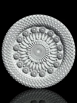 Round Mandala CNC Ceiling Medallion Design RLF File for Wood Carving
