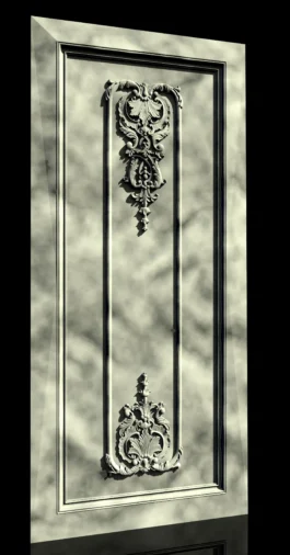 Luxury Ornamental Wall Panel RLF File for CNC Carving