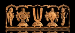 Traditional Vaishnav Tilak Religious CNC Wall Panel RLF File for Wood Carving