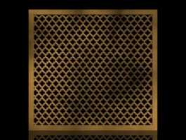 Classic Jaali Pattern Panel RLF File for CNC Carving (Geometric Lattice Design)