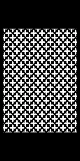 Floral CNC Jali Design STL | 4 Petal Clover Pattern Panel