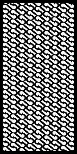2D Abstract CNC Jali Design STL for Laser Cutting Panel