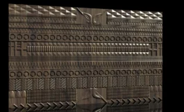 Modern Geometric Tribal Pattern CNC Wall Panel RLF File for Decorative Interior and Feature Walls