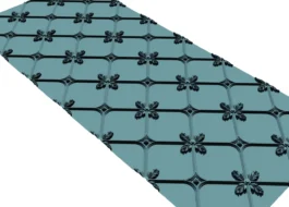 Floral Geometric CNC Ceiling Tile RLF File | Decorative Repeating Pattern Relief Design