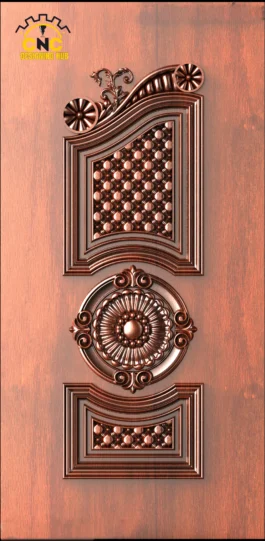 Premium Classical CNC Door Panel Design | 3D Decorative Wood Carving RLF File