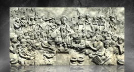 Indian Royal Court 3D Wall Panel | Traditional CNC Carving Design