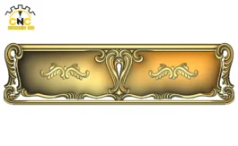 3D CNC Decorative Furniture Panel Design with Ornamental Frame